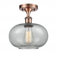 Innovations Lighting 516-1C-AC-G247 - Gorham - 1 Light - 10 inch - Antique Copper - Semi-Flush Mount