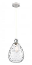 Innovations Lighting 516-1P-WPC-G372 - Waverly - 1 Light - 8 inch - White Polished Chrome - Cord hung - Mini Pendant