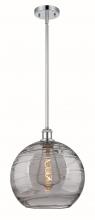 Innovations Lighting 516-1S-PC-G1213-12SM - Athens Deco Swirl - 1 Light - 12 inch - Polished Chrome - Mini Pendant