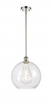 Innovations Lighting 516-1S-PN-G122-12-LED - Athens - 1 Light - 12 inch - Polished Nickel - Mini Pendant