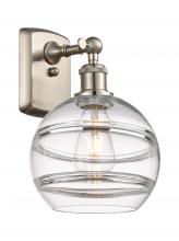 Innovations Lighting 516-1W-SN-G556-8CL - Rochester - 1 Light - 8 inch - Brushed Satin Nickel - Sconce