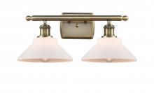 Innovations Lighting 516-2W-AB-G131 - Orwell - 2 Light - 18 inch - Antique Brass - Bath Vanity Light