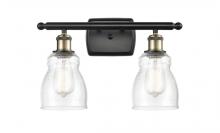  516-2W-BAB-G394 - Ellery - 2 Light - 15 inch - Black Antique Brass - Bath Vanity Light