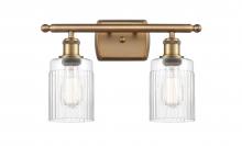 Innovations Lighting 516-2W-BB-G342 - Hadley - 2 Light - 15 inch - Brushed Brass - Bath Vanity Light