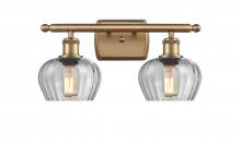 Innovations Lighting 516-2W-BB-G92 - Fenton - 2 Light - 17 inch - Brushed Brass - Bath Vanity Light