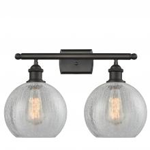 Innovations Lighting 516-2W-OB-G125-8 - Athens - 2 Light - 18 inch - Oil Rubbed Bronze - Bath Vanity Light