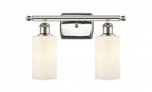  516-2W-PN-G801 - Clymer - 2 Light - 14 inch - Polished Nickel - Bath Vanity Light