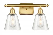  516-2W-SG-G454 - Caton - 2 Light - 15 inch - Satin Gold - Bath Vanity Light