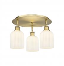 Innovations Lighting 516-3C-BB-G559-5GWH - Bridal Veil - 3 Light - 17 inch - Brushed Brass - Flush Mount