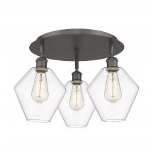 Innovations Lighting 516-3C-OB-G652-8 - Cindyrella - 3 Light - 20 inch - Oil Rubbed Bronze - Flush Mount