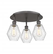 Innovations Lighting 516-3C-OB-G654-6 - Cindyrella - 3 Light - 18 inch - Oil Rubbed Bronze - Flush Mount