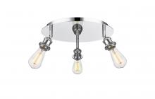 Innovations Lighting 516-3C-PC - Ballston - 3 Light - 12 inch - Polished Chrome - Flush Mount