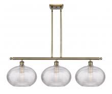 Innovations Lighting 516-3I-AB-G555-12CL - Ithaca - 3 Light - 39 inch - Antique Brass - Cord hung - Island Light