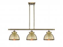 Innovations Lighting 516-3I-AB-M14-AB - Adirondack - 3 Light - 36 inch - Antique Brass - Cord hung - Island Light