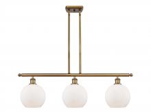 Innovations Lighting 516-3I-BB-G121-8 - Athens - 3 Light - 36 inch - Brushed Brass - Cord hung - Island Light