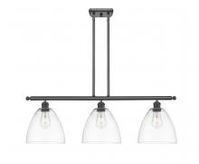  516-3I-BK-GBD-92 - Bristol - 3 Light - 36 inch - Matte Black - Cord hung - Island Light