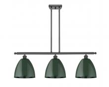 Innovations Lighting 516-3I-BK-MBD-9-GR - Plymouth - 3 Light - 36 inch - Matte Black - Cord hung - Island Light