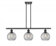 Innovations Lighting 516-3I-OB-G122-8 - Athens - 3 Light - 36 inch - Oil Rubbed Bronze - Cord hung - Island Light