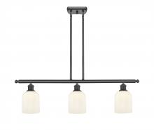 Innovations Lighting 516-3I-OB-G559-5GWH - Bridal Veil - 3 Light - 36 inch - Oil Rubbed Bronze - Cord hung - Island Light