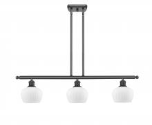 Innovations Lighting 516-3I-OB-G91 - Fenton - 3 Light - 36 inch - Oil Rubbed Bronze - Cord hung - Island Light