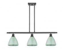  516-3I-OB-MBD-75-SF - Plymouth - 3 Light - 36 inch - Oil Rubbed Bronze - Cord hung - Island Light