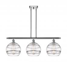  516-3I-PC-G556-10CL - Rochester - 3 Light - 37 inch - Polished Chrome - Cord hung - Island Light