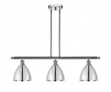  516-3I-PC-MBD-75-PC - Bristol - 3 Light - 36 inch - Polished Chrome - Cord hung - Island Light