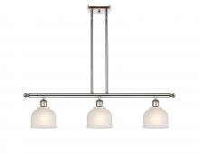  516-3I-PN-G411 - Dayton - 3 Light - 36 inch - Polished Nickel - Cord hung - Island Light