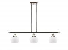  516-3I-PN-G91 - Fenton - 3 Light - 36 inch - Polished Nickel - Cord hung - Island Light