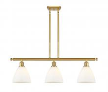  516-3I-SG-GBD-751 - Bristol - 3 Light - 36 inch - Satin Gold - Cord hung - Island Light