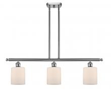  516-3I-SN-G111 - Cobbleskill - 3 Light - 36 inch - Brushed Satin Nickel - Cord hung - Island Light