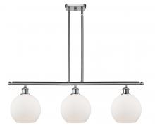 Innovations Lighting 516-3I-SN-G121-8 - Athens - 3 Light - 36 inch - Brushed Satin Nickel - Cord hung - Island Light