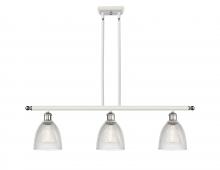 Innovations Lighting 516-3I-WPC-G382 - Castile - 3 Light - 36 inch - White Polished Chrome - Cord hung - Island Light