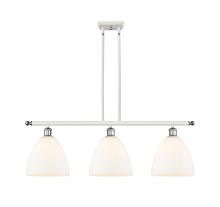 Innovations Lighting 516-3I-WPC-GBD-91 - Bristol - 3 Light - 36 inch - White Polished Chrome - Cord hung - Island Light