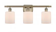  516-3W-AB-G111 - Cobbleskill - 3 Light - 25 inch - Antique Brass - Bath Vanity Light