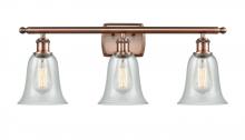  516-3W-AC-G2812 - Hanover - 3 Light - 26 inch - Antique Copper - Bath Vanity Light