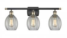  516-3W-BAB-G82 - Eaton - 3 Light - 26 inch - Black Antique Brass - Bath Vanity Light