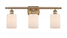 Innovations Lighting 516-3W-BB-G341 - Hadley - 3 Light - 25 inch - Brushed Brass - Bath Vanity Light