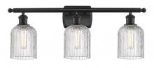 Innovations Lighting 516-3W-BK-G559-5CL - Bridal Veil - 3 Light - 25 inch - Matte Black - Bath Vanity Light