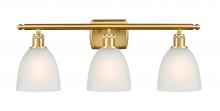  516-3W-SG-G381 - Castile - 3 Light - 26 inch - Satin Gold - Bath Vanity Light