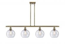 Innovations Lighting 516-4I-AB-G124 - Athens - 4 Light - 48 inch - Antique Brass - Cord hung - Island Light