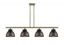 Innovations Lighting 516-4I-AB-M14-BK - Adirondack - 4 Light - 48 inch - Antique Brass - Cord hung - Island Light