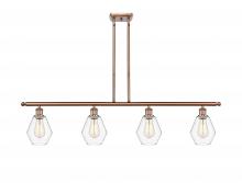  516-4I-AC-G652-6 - Cindyrella - 4 Light - 48 inch - Antique Copper - Cord hung - Island Light