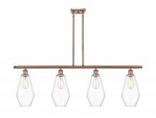  516-4I-AC-G652-7 - Cindyrella - 4 Light - 48 inch - Antique Copper - Cord hung - Island Light