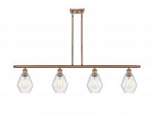 Innovations Lighting 516-4I-AC-G654-6 - Cindyrella - 4 Light - 48 inch - Antique Copper - Cord hung - Island Light