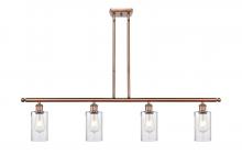  516-4I-AC-G804 - Clymer - 4 Light - 48 inch - Antique Copper - Cord hung - Island Light