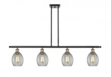  516-4I-BAB-G82 - Eaton - 4 Light - 48 inch - Black Antique Brass - Cord hung - Island Light