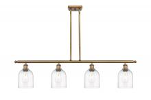 Innovations Lighting 516-4I-BB-G558-6CL - Bella - 4 Light - 48 inch - Brushed Brass - Cord hung - Island Light