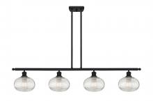 Innovations Lighting 516-4I-BK-G555-8CL - Ithaca - 4 Light - 48 inch - Matte Black - Cord hung - Island Light