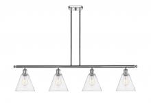 Innovations Lighting 516-4I-PC-GBC-84 - Berkshire - 4 Light - 48 inch - Polished Chrome - Cord hung - Island Light